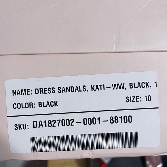 Black Strappy Heels - Picture 3 of 3